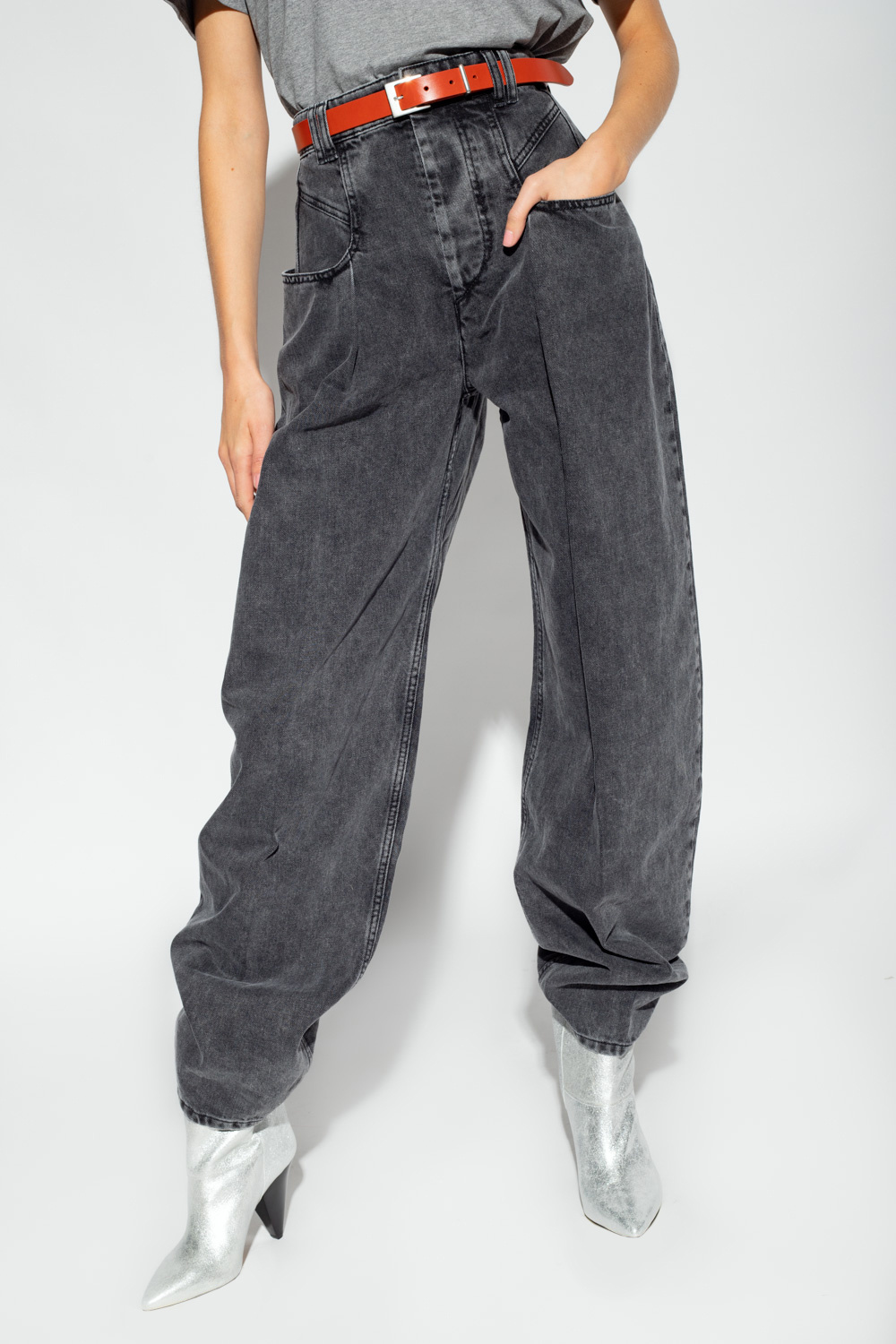 Grey 'Vetea' jeans Isabel Marant - SchaferandweinerShops